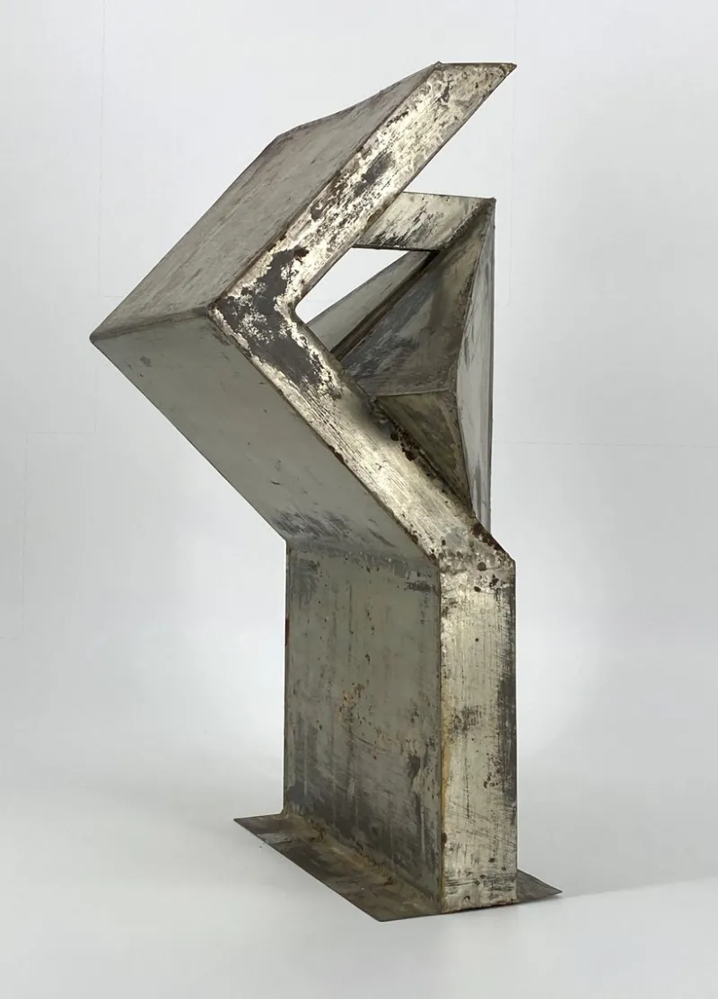 Pamono Brutalist Sculpture, 1960s, Sheet Steel> Sculpture