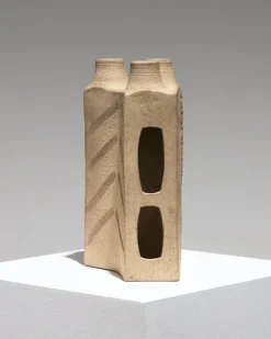 Pamono Brutalist Stoneware Soliflore Vase, 1960s><noscript><img width=