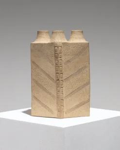 Pamono Brutalist Stoneware Soliflore Vase, 1960s><noscript><img width=