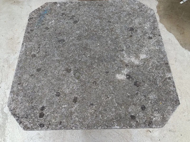 Pamono Brutalist Tree Trunk Concrete Garden Table, 1950s