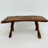 Pamono Brutalist Wooden Side Table, 1970s> Coffee & Side Tables