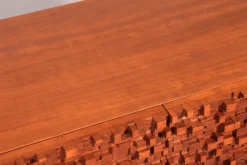 Pamono Brutalist Wooden Sideboards, 1960s, Set of 2><noscript><img width=