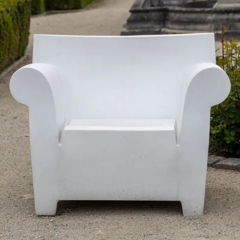 Pamono Bubble Club Outdoor Seating Set by Philippe Starck for Kartell, Set of 3> Garden Seating