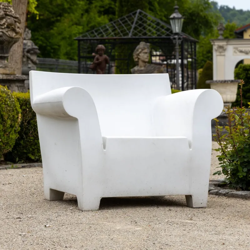 Pamono Bubble Club Outdoor Seating Set by Philippe Starck for Kartell, Set of 3> Garden Seating