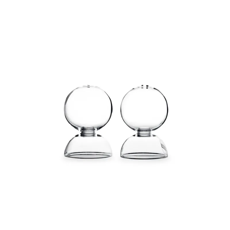 Pamono Bubble Container for Salt & Pepper by Gordon Guillaumier for Paola C, Set of 2> Salt & Pepper Shakers