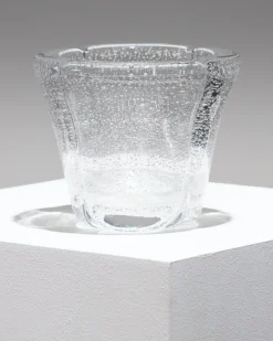 Best Pamono Bubble Glass Vase from Daum Nancy, 1950s