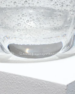 Best Pamono Bubble Glass Vase from Daum Nancy, 1950s