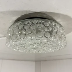 New Pamono Bubble Glass Wall or Ceiling Lamp, 1960s