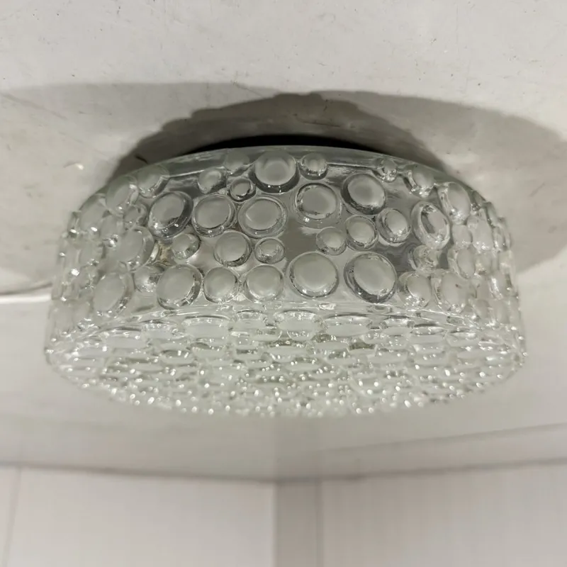 New Pamono Bubble Glass Wall or Ceiling Lamp, 1960s