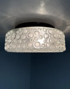 New Pamono Bubble Glass Wall or Ceiling Lamp, 1960s