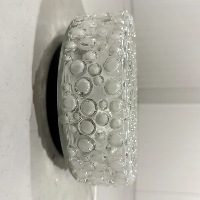 New Pamono Bubble Glass Wall or Ceiling Lamp, 1960s