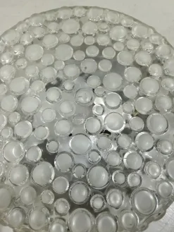 New Pamono Bubble Glass Wall or Ceiling Lamp, 1960s