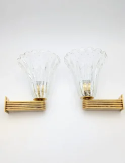 Pamono Bubble Wall Lights from Barovier, Set of 2> Wall Lights & Sconces