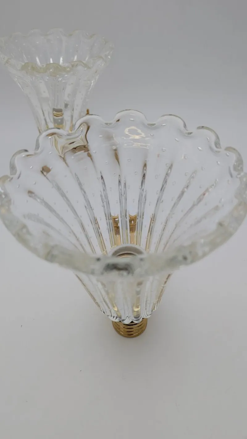 Pamono Bubble Wall Lights from Barovier, Set of 2> Wall Lights & Sconces