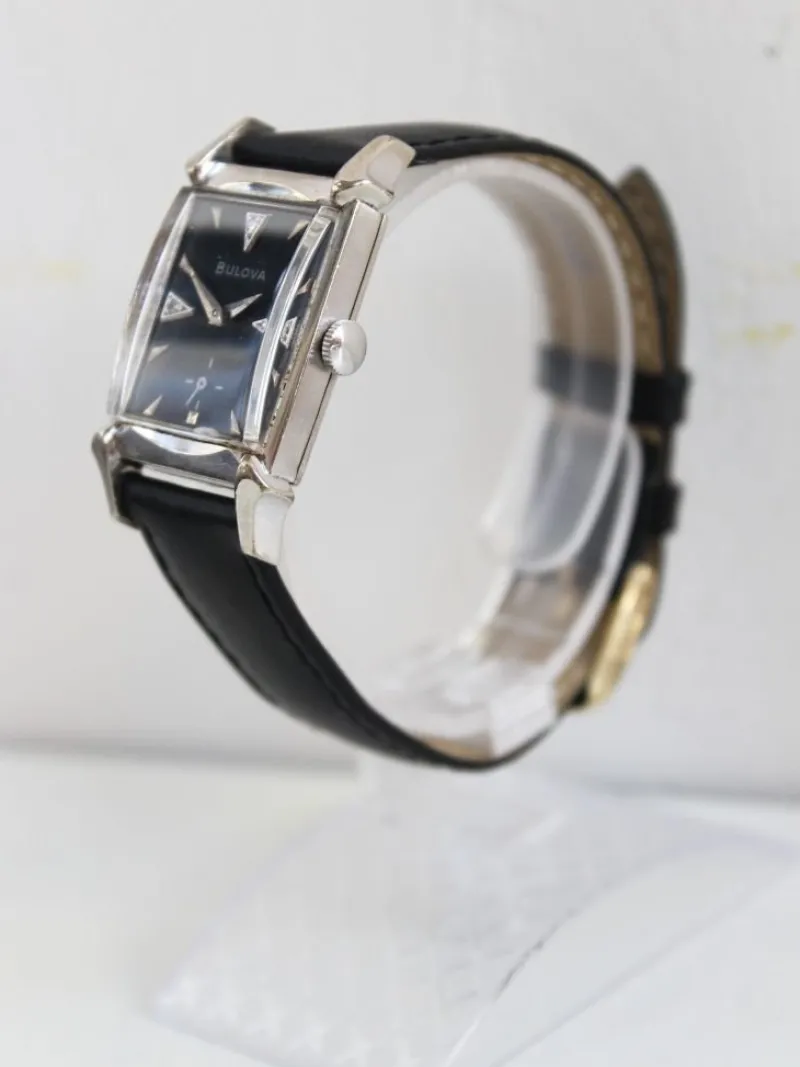 Pamono Bulova Square 8AC Watch, 1958> Watches