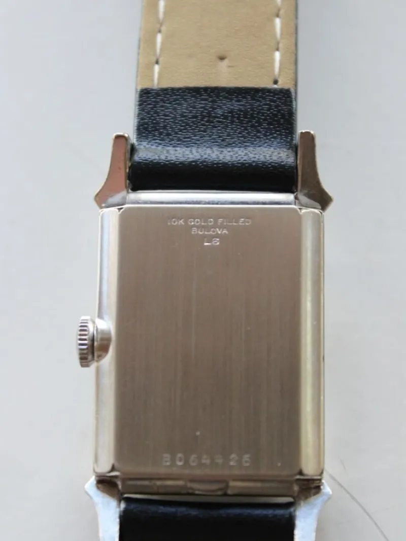 Pamono Bulova Square 8AC Watch, 1958> Watches