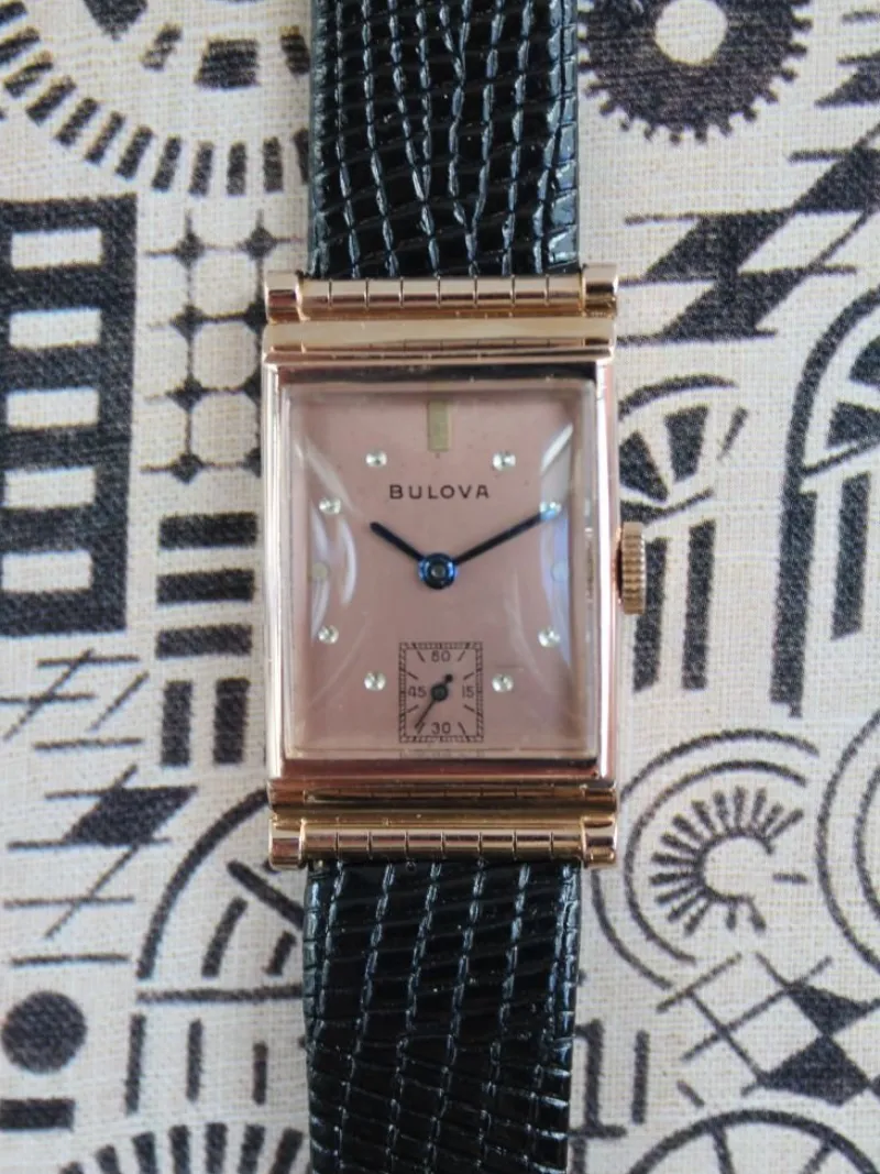 Pamono Bulova Square Watch, 1941> Necklaces