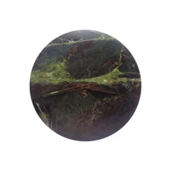 Pamono Burgundy Green Marble Wall Clock by Euromarmi Store> Clocks