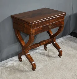 Pamono Burl Mahogany Games Table><noscript><img width=