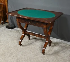 Pamono Burl Mahogany Games Table><noscript><img width=