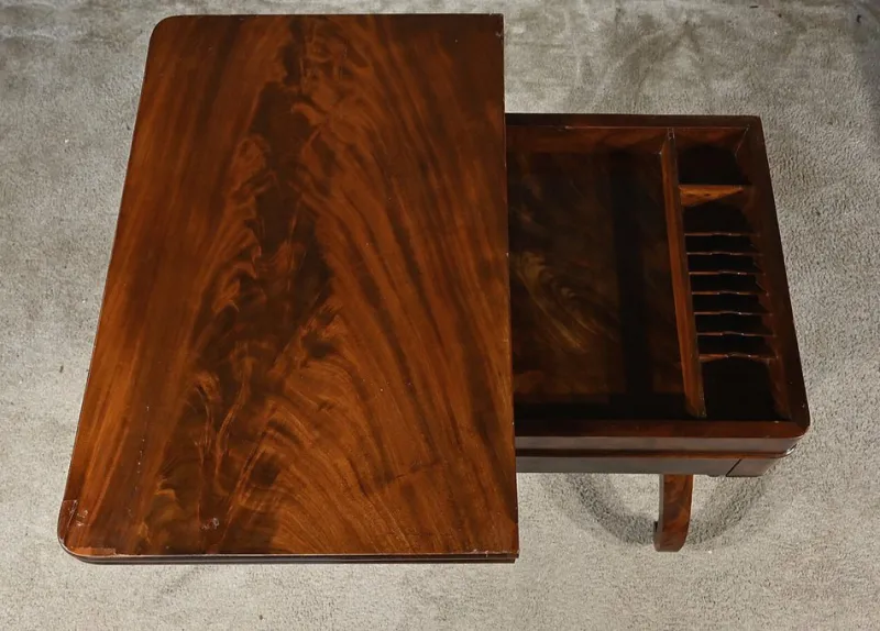 Pamono Burl Mahogany Games Table> Game Tables