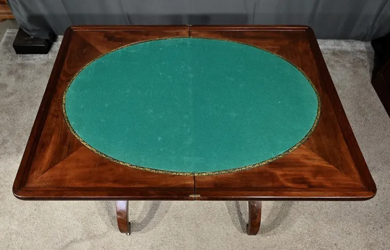 Pamono Burl Mahogany Games Table> Game Tables