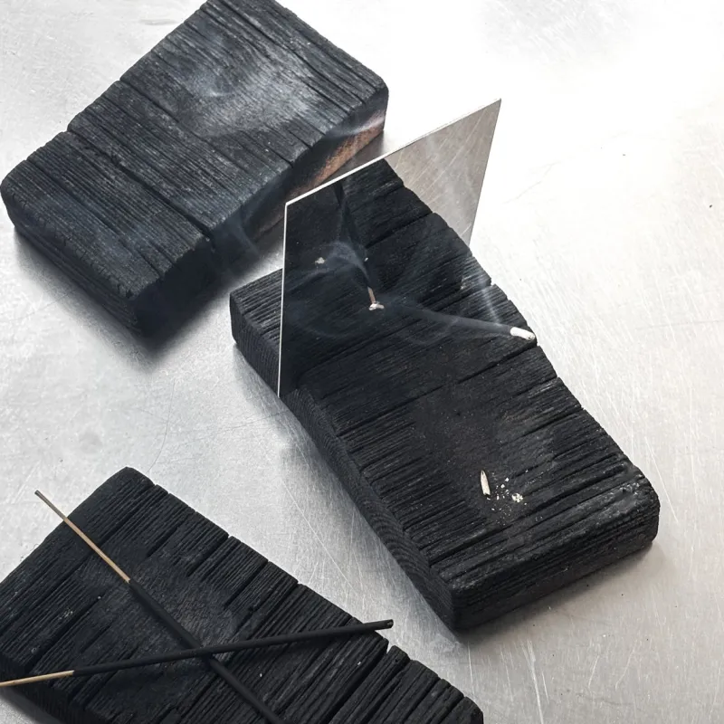 Sale Pamono Burned Wood Incense Holder by Case Studios