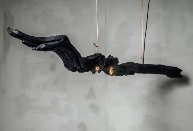 Pamono Burning Ego Light Suspension by Wim Verzantvoort> Ceiling Lights