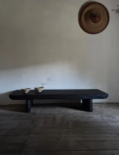 Pamono Burnt Elm Coffee Table by Atelier Bloam><noscript><img width=