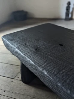 Pamono Burnt Elm Coffee Table by Atelier Bloam><noscript><img width=