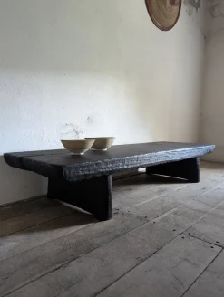 Pamono Burnt Elm Coffee Table by Atelier Bloam><noscript><img width=