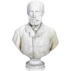 Clearance Pamono Bust of a Gentleman, 19th Century, White Marble Sculpture