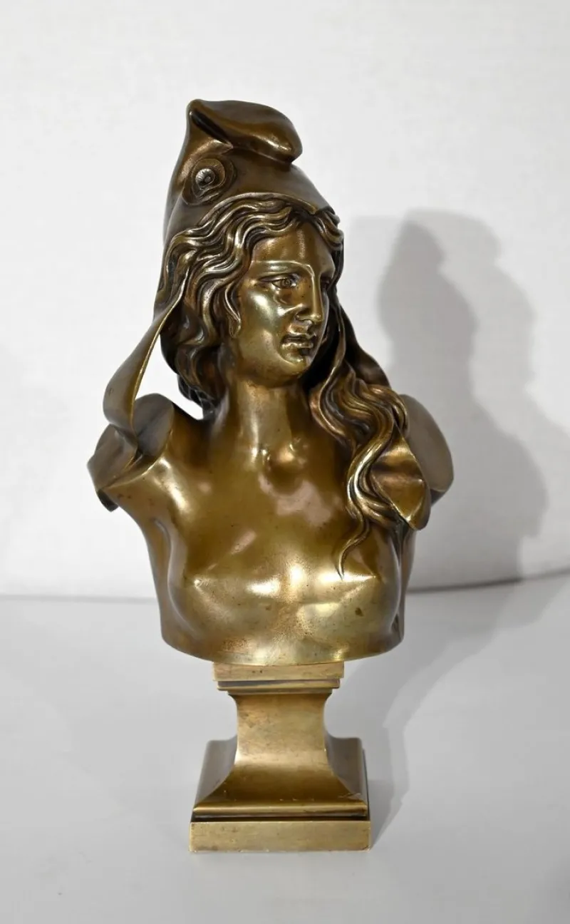 Pamono Bust of Marianne, Early 1900s, Bronze> Classical