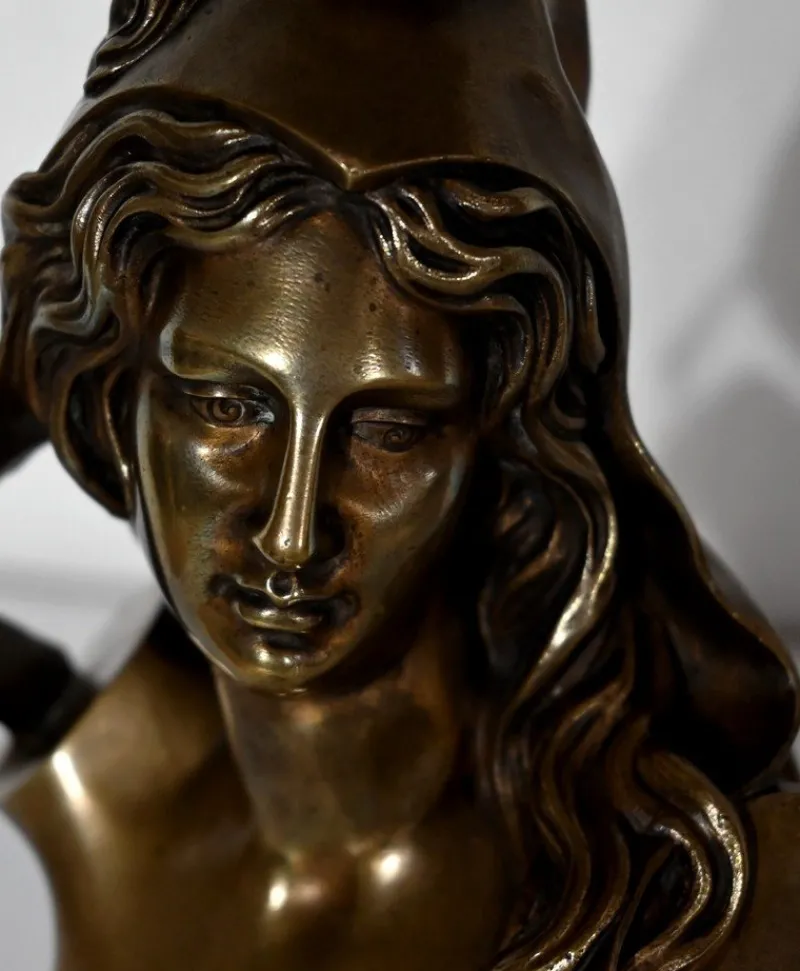 Pamono Bust of Marianne, Early 1900s, Bronze> Classical