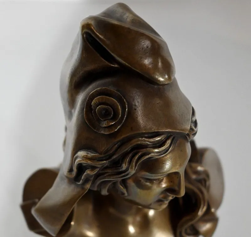 Pamono Bust of Marianne, Early 1900s, Bronze> Classical