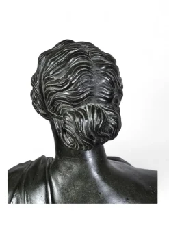 Pamono Bust of the Greek Poetess Sappho, 1860, Bronze><noscript><img width=
