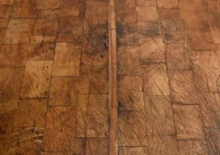 Pamono Butcher's Block in Beech from X. Aubert, 1950s><noscript><img width=