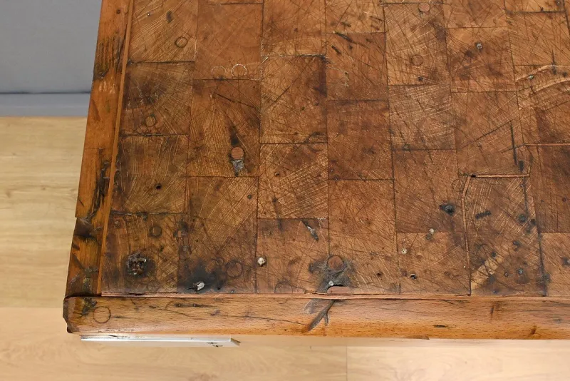 Pamono Butcher's Block in Beech from X. Aubert, 1950s> Worktables & Workbenches