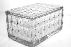 Pamono Butter Dish with 2 Trays by Eduard Wimmer-Wisgrill for Lobmeyr, 1930s, Set of 3> Trays