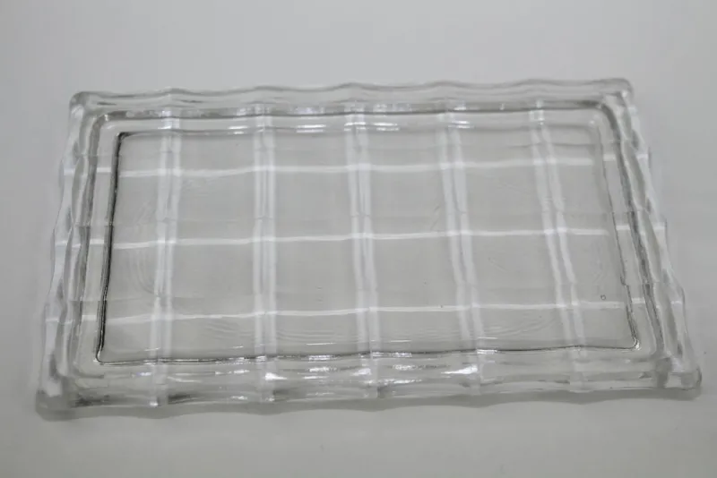 Pamono Butter Dish with 2 Trays by Eduard Wimmer-Wisgrill for Lobmeyr, 1930s, Set of 3> Trays