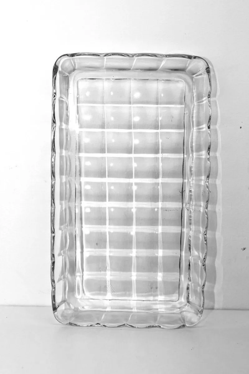 Pamono Butter Dish with 2 Trays by Eduard Wimmer-Wisgrill for Lobmeyr, 1930s, Set of 3> Trays