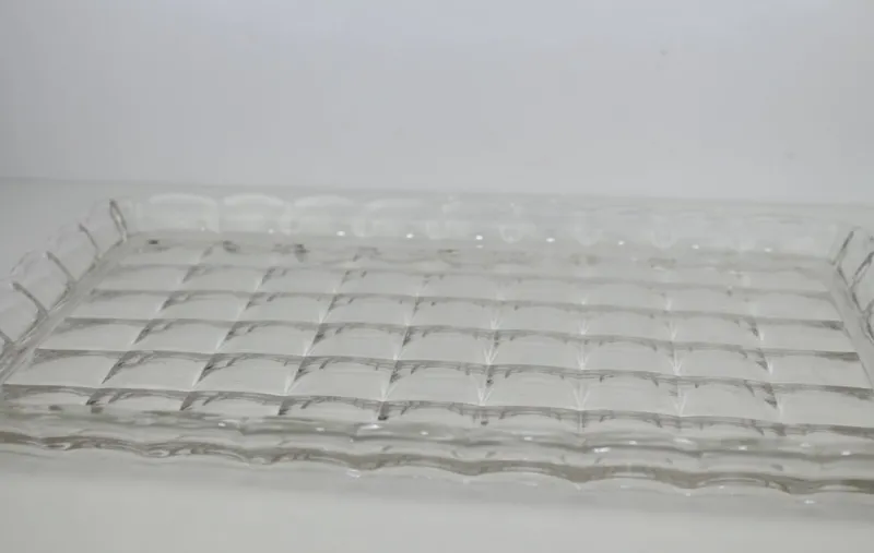 Pamono Butter Dish with 2 Trays by Eduard Wimmer-Wisgrill for Lobmeyr, 1930s, Set of 3> Trays