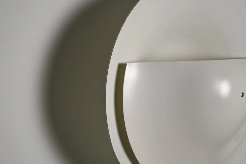 Pamono C-1558 Disc Wall Lamps from Raak, The Netherlands, 1980s, Set of 2> Wall Lights & Sconces