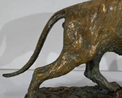 Online Pamono C. Fratin, Tigre marchant Sculpture, 19th-Century, Bronze