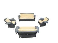 Outlet Pamono 22-C Living Room Set from De Sede, 1970s, Set of 4