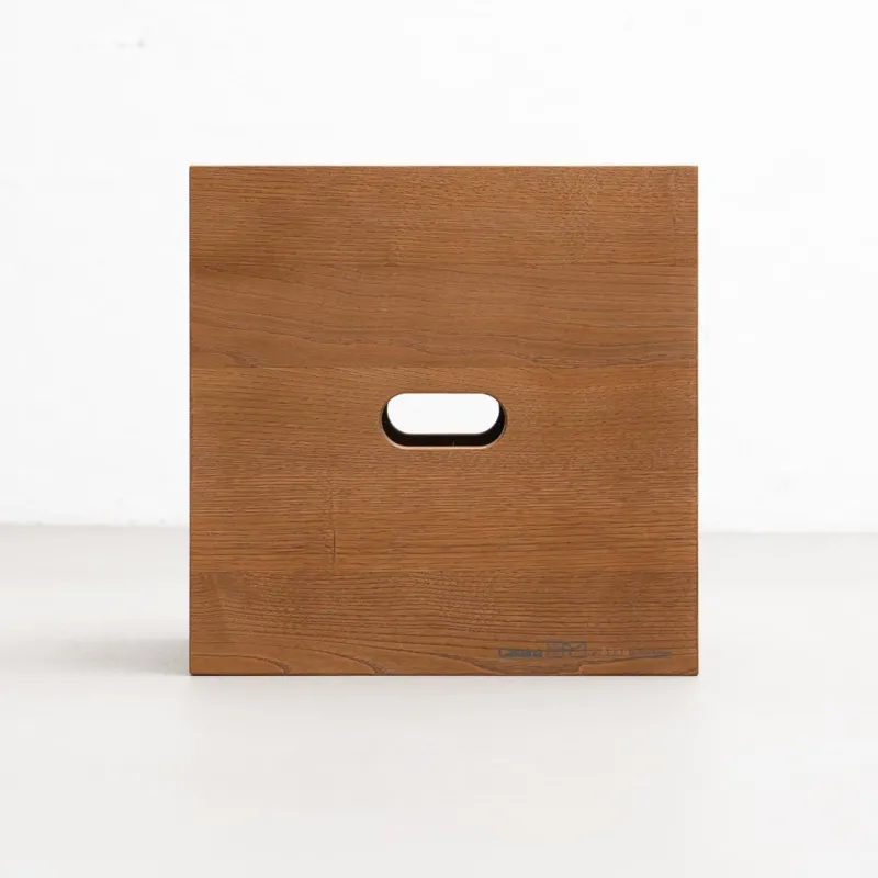 Pamono Cabanon Wood LC14 Stool by Le Corbusier for Cassina> Seating