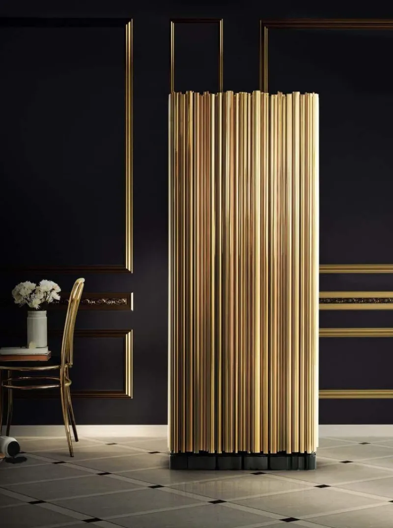 Clearance Pamono Cabinet in Gold-Plated Brass