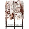 Best Pamono Cabinet with Hand-Painted Tiles