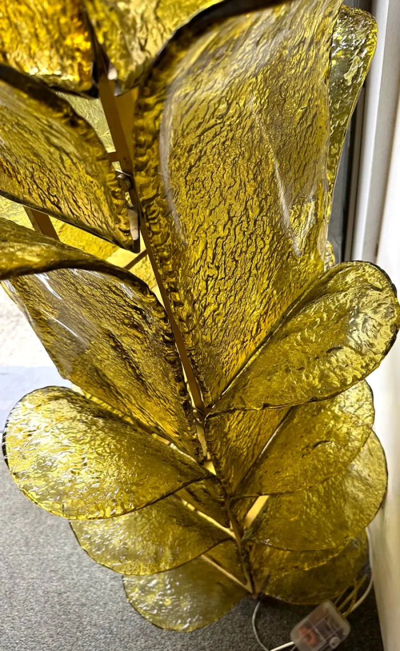 Clearance Pamono Cactus Floor Lamp in Murano Glass by Carlo Nason for Mazzega, 1970s