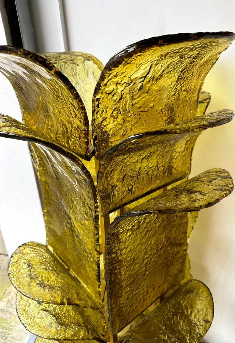 Clearance Pamono Cactus Floor Lamp in Murano Glass by Carlo Nason for Mazzega, 1970s